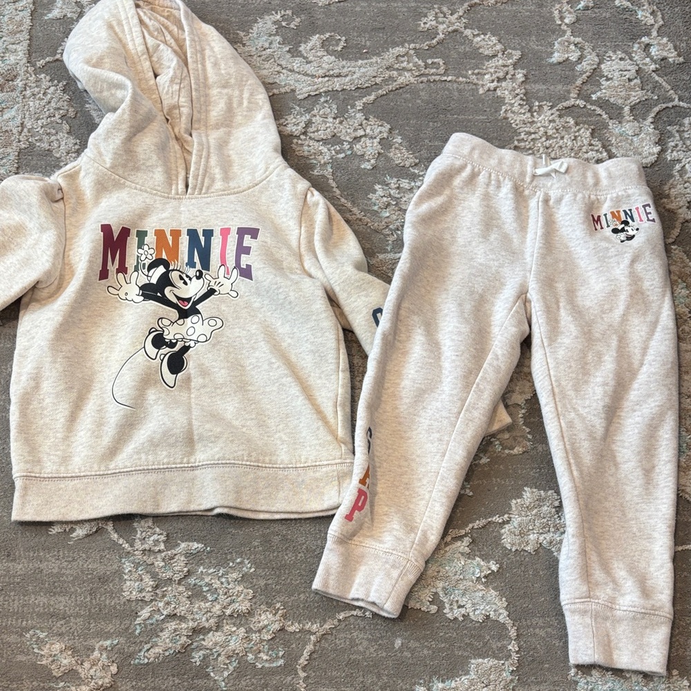 GAP Minnie Mouse Hoodie and Sweatpants Set